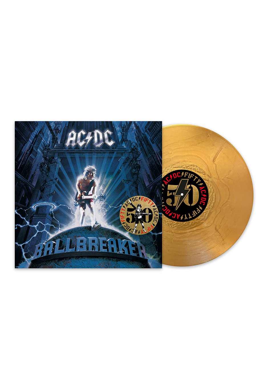 AC/DC - Ballbreaker (Limited 50th Anniversary) Gold - Colored Vinyl