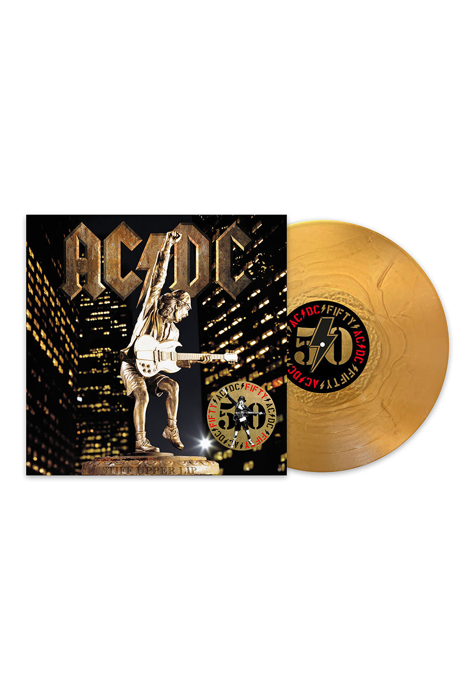 AC/DC - Stiff Upper Lip (Limited 50th Anniversary) Gold - Colored Vinyl | Neutral-Image