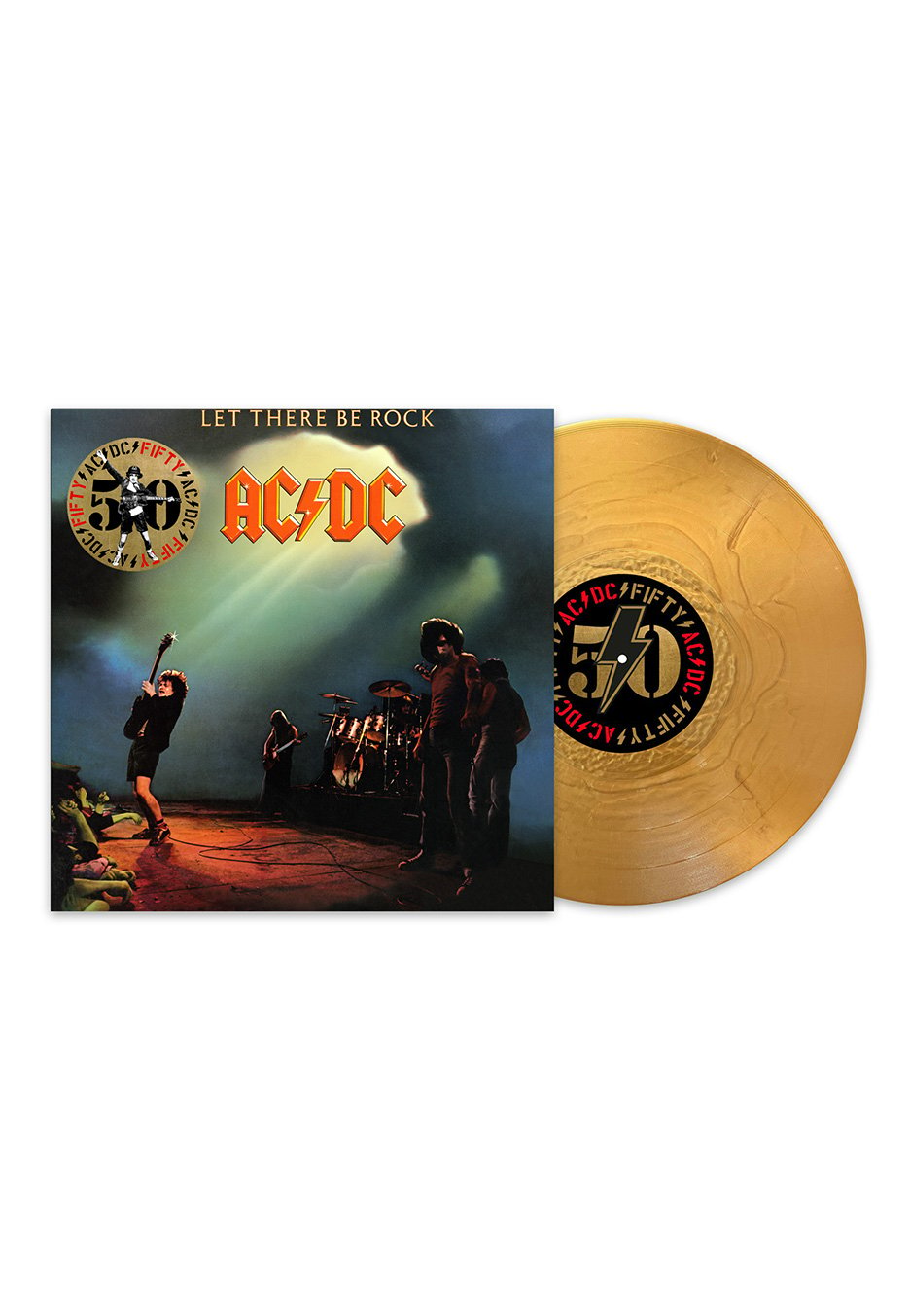 AC/DC - Let There Be Rock (Limited 50th Anniversary) Gold - Colored Vinyl