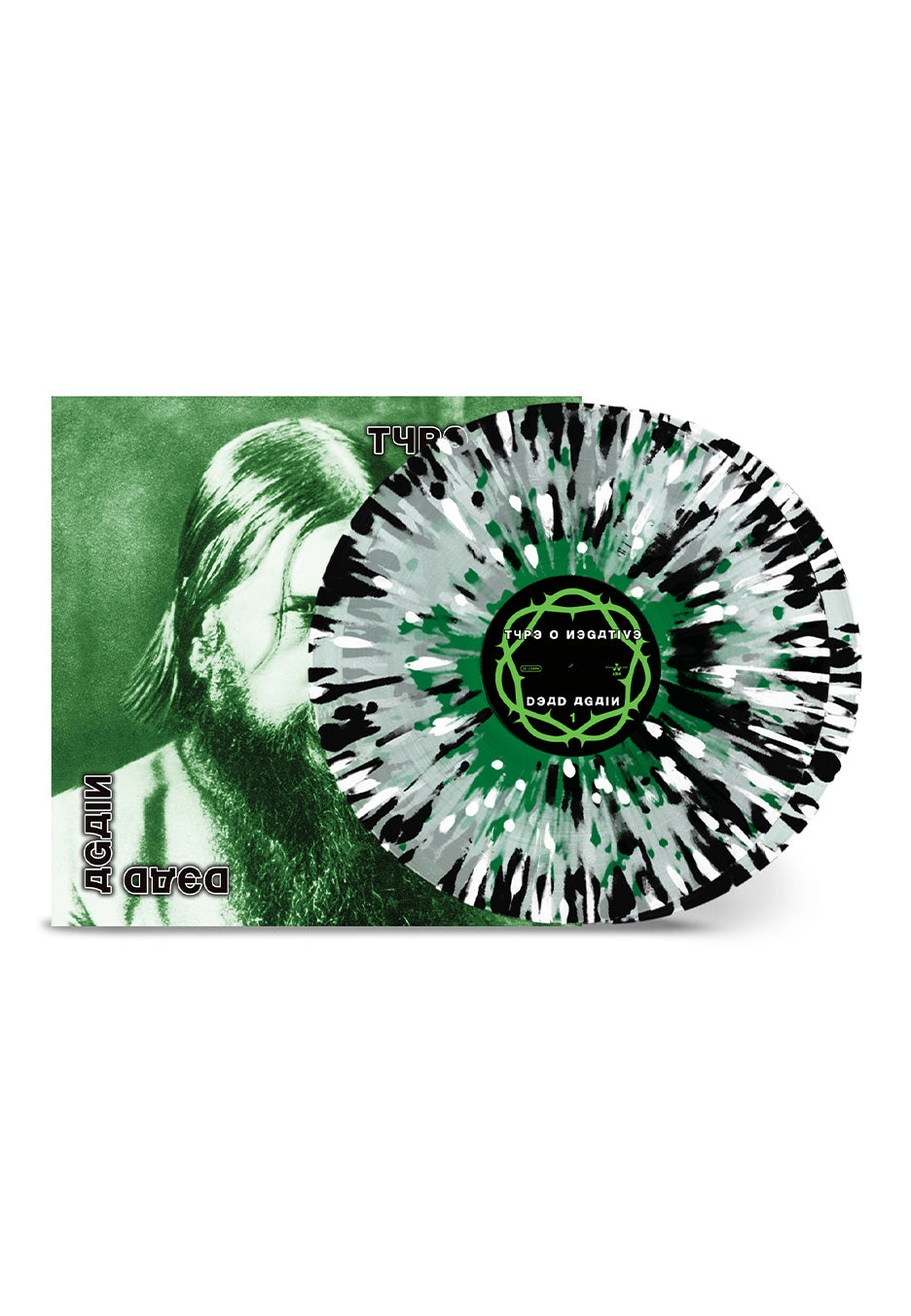 Type O Negative - Dead Again Ltd. Clear Green/White/Black - Splatter 2 Vinyl | Neutral-Image