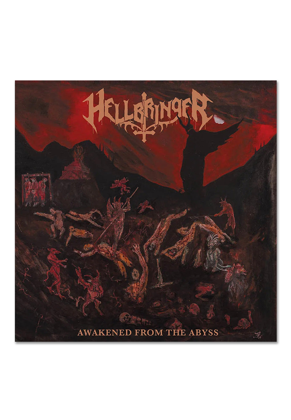 Hellbringer - Awakened From The Abyss Ltd. Red/Orange - Splatter Vinyl | Neutral-Image