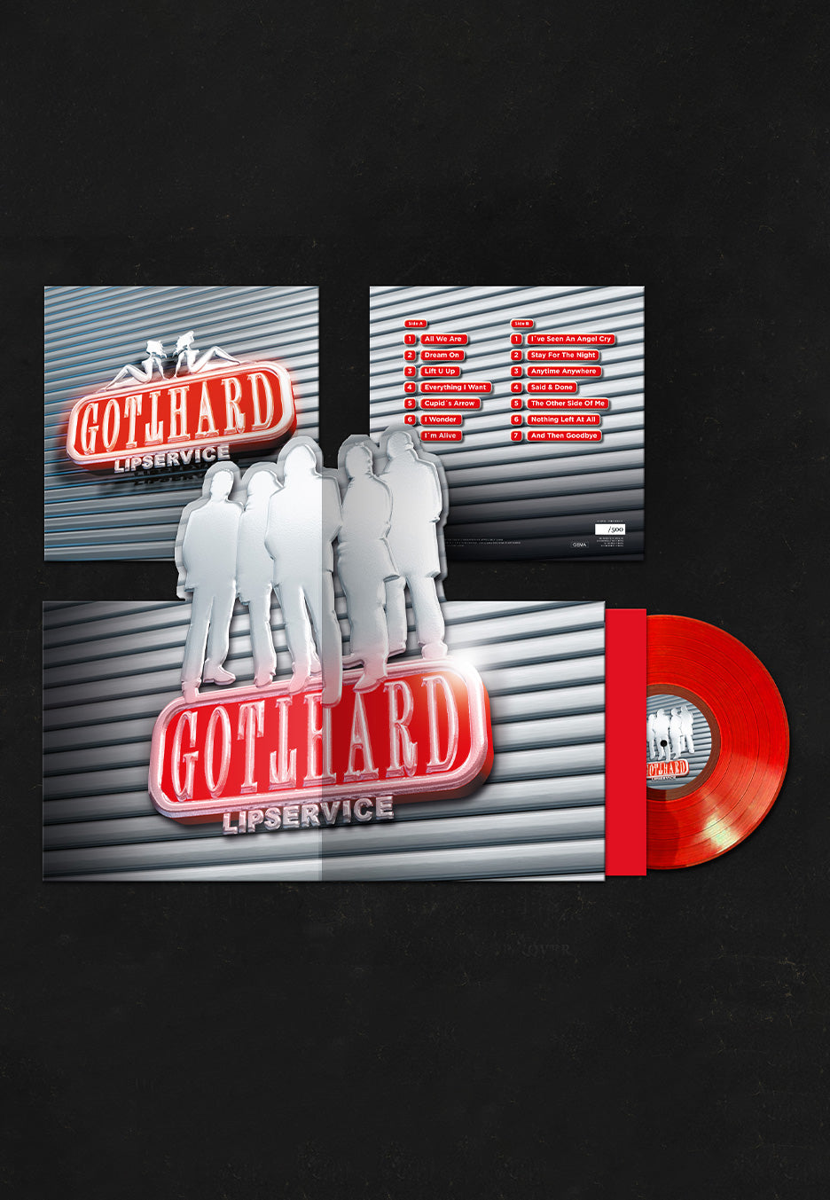 Gotthard - Lipservice Ltd. Red - Colored Vinyl | Neutral-Image