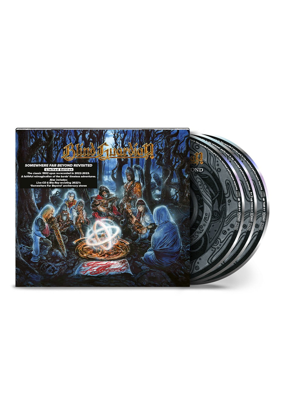 Blind Guardian - Somewhere Far Beyond Revisited Ltd. Edition - Digipak 2 CD + Blu Ray