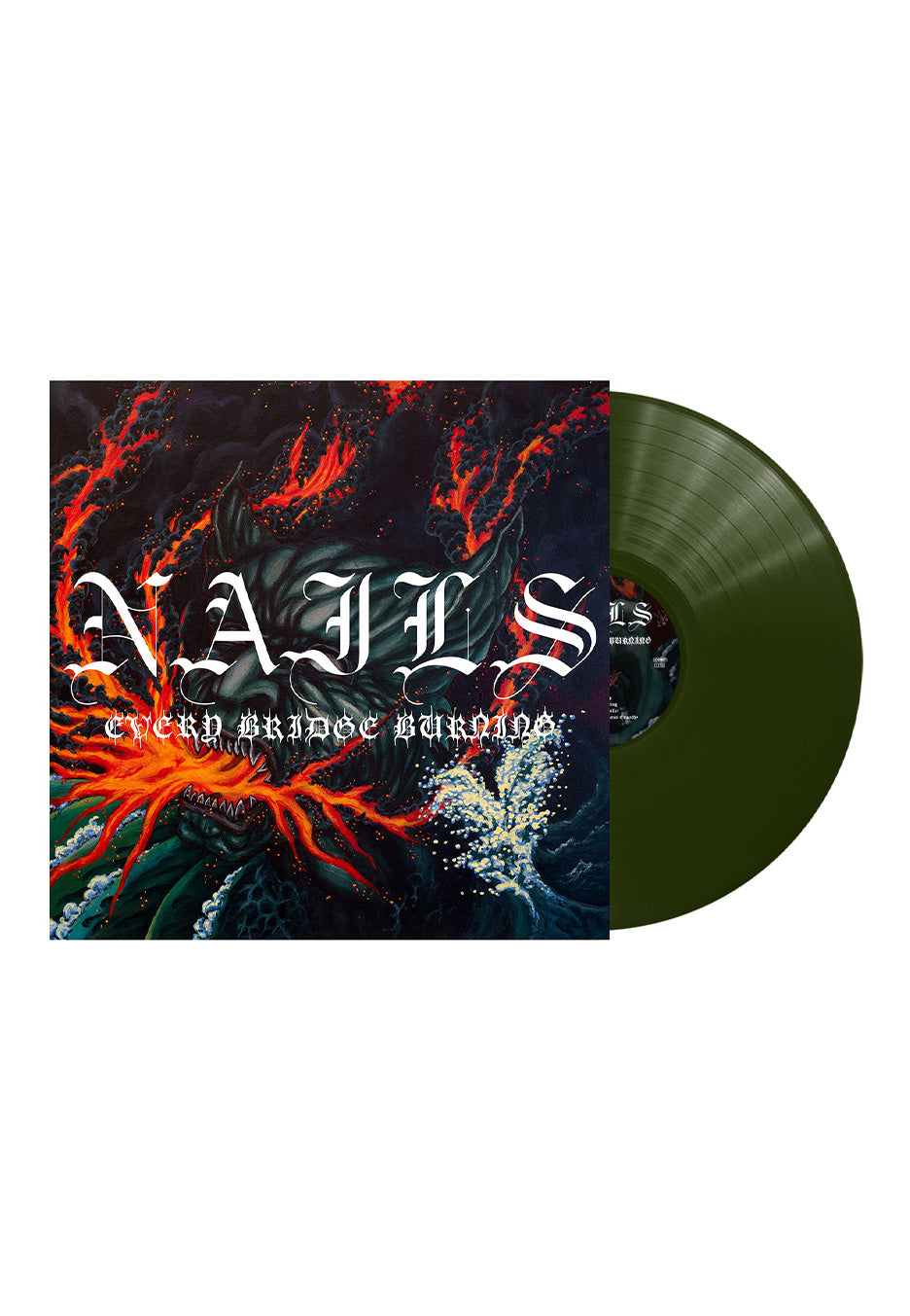 Nails - Every Bridge Burning Transparent Forest Green - Colored Vinyl | Neutral-Image