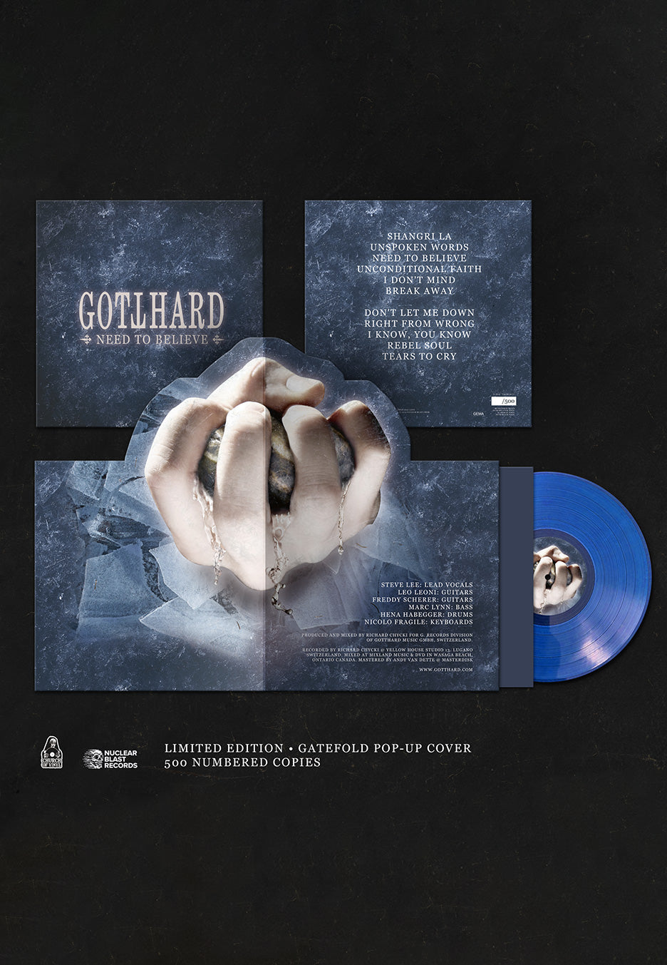 Gotthard - Need To Believe Ltd. Blue - Colored Vinyl | Neutral-Image