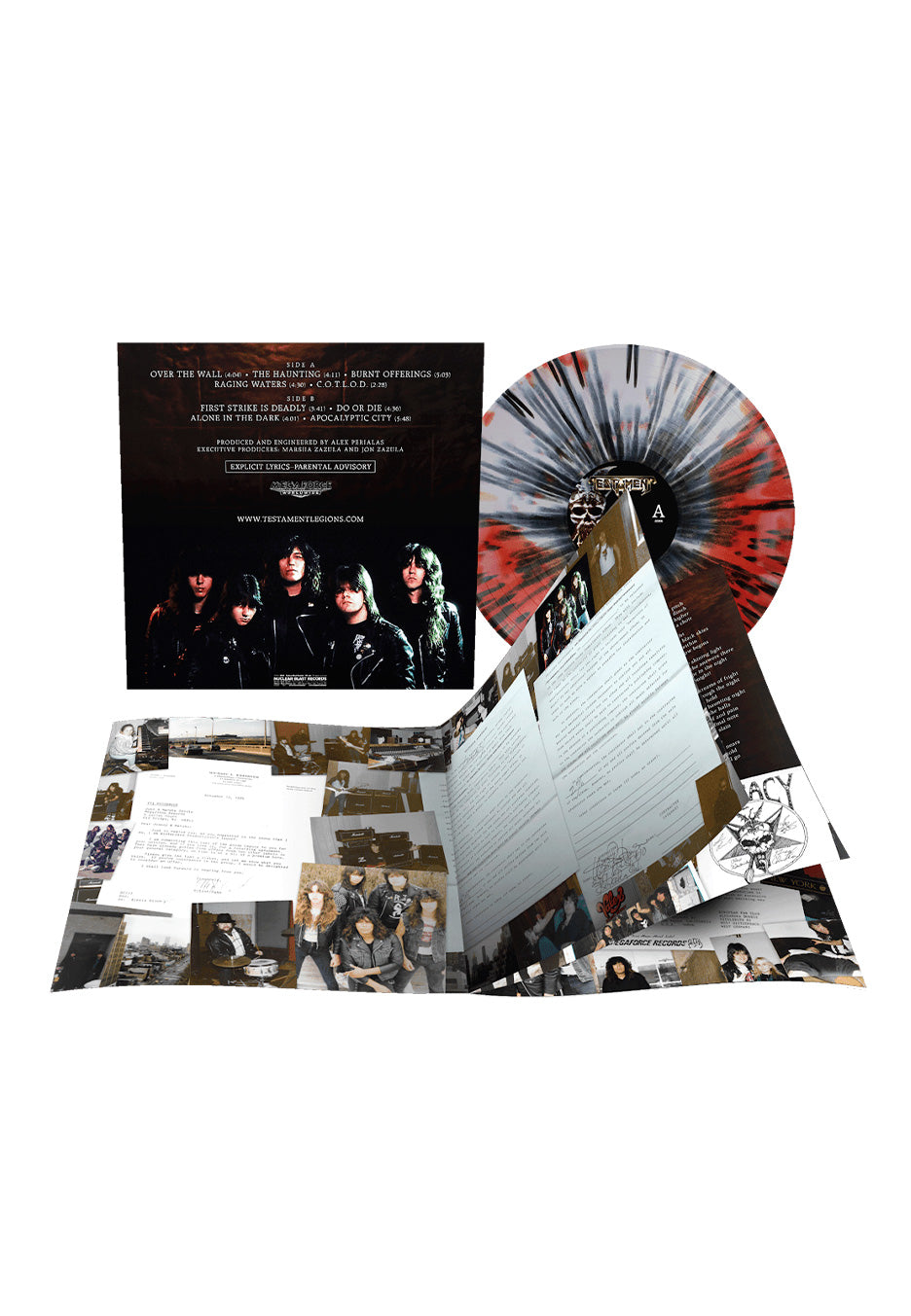 Testament - The Legacy Ltd. Red/White/Black - Splatter Vinyl | Neutral-Image