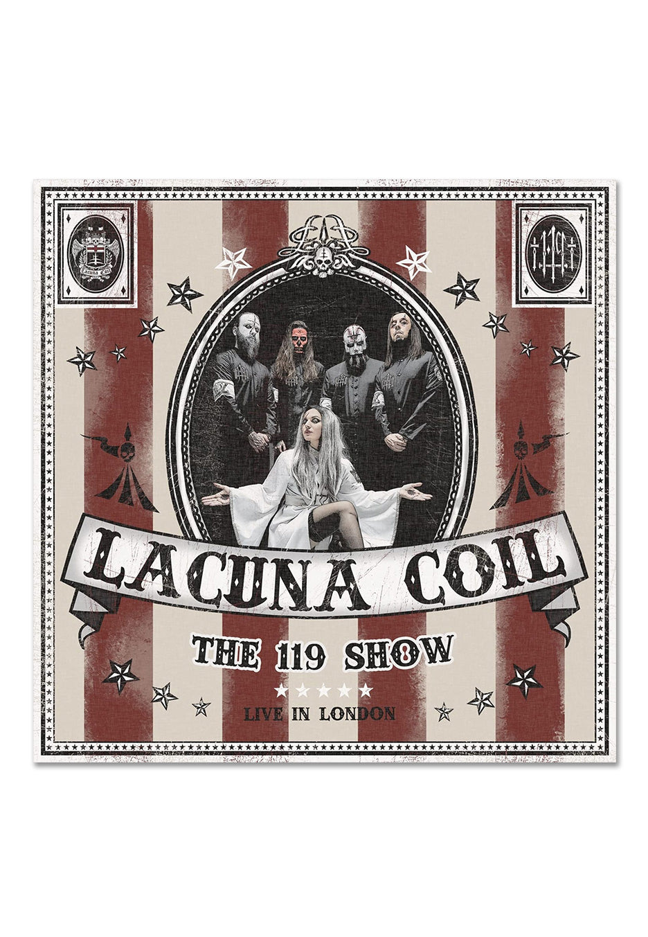 Lacuna Coil - The 119 Show Ltd. Deluxe Red - Colored 3 Vinyl | Neutral-Image