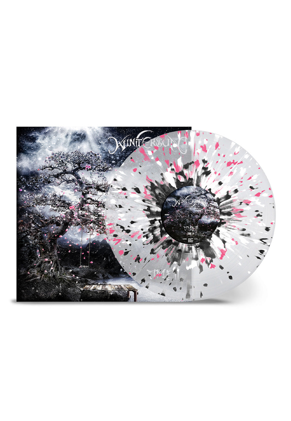 Wintersun - Time II Ltd. Clear/White/Black/Pink - Splatter Vinyl | Neutral-Image