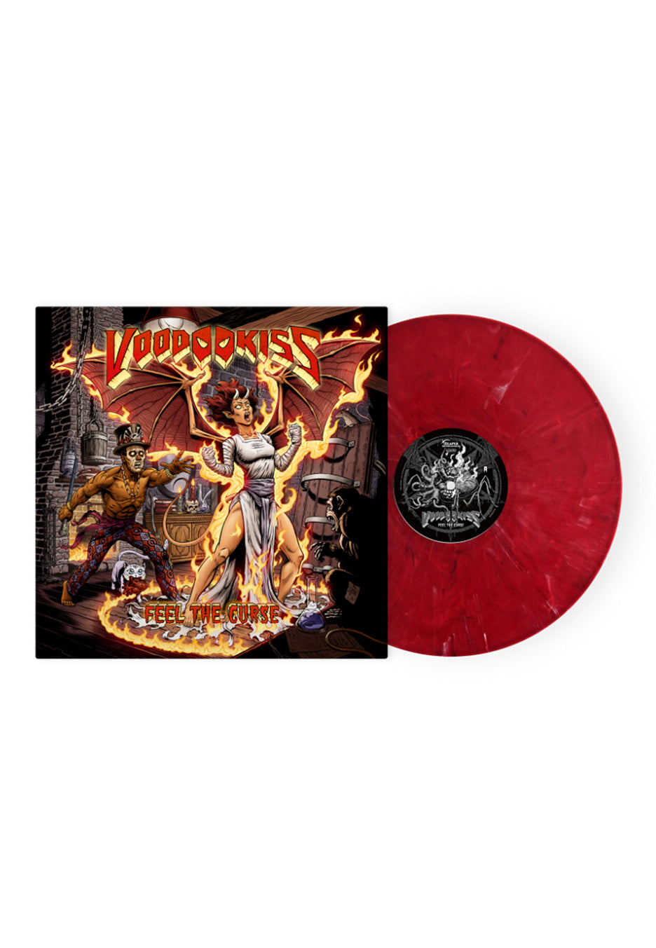 Voodoo Kiss - Feel The Curse Ltd. Red - Marbled Vinyl | Neutral-Image