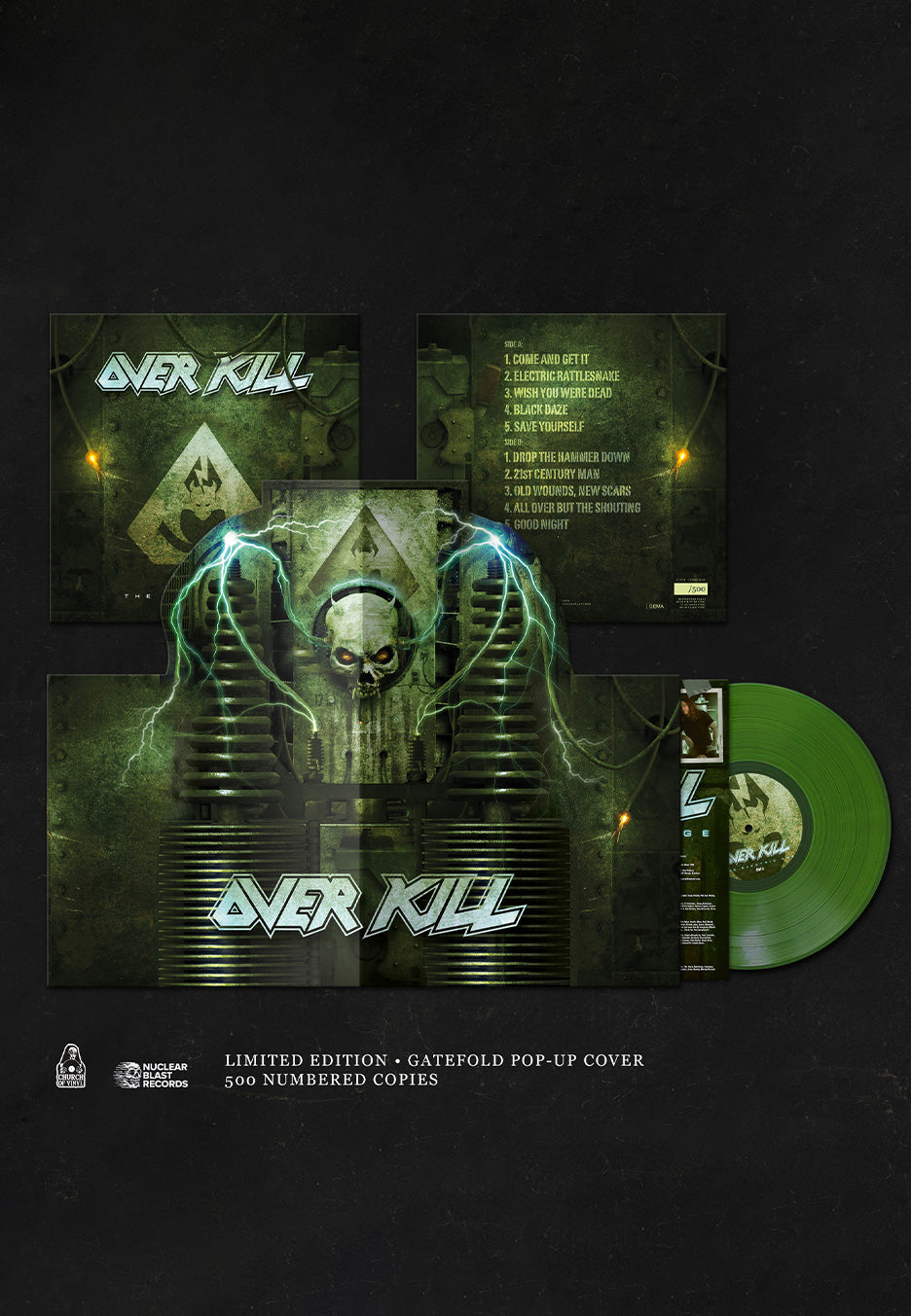 Overkill - The Electric Age Ltd. Green - Vinyl | Neutral-Image