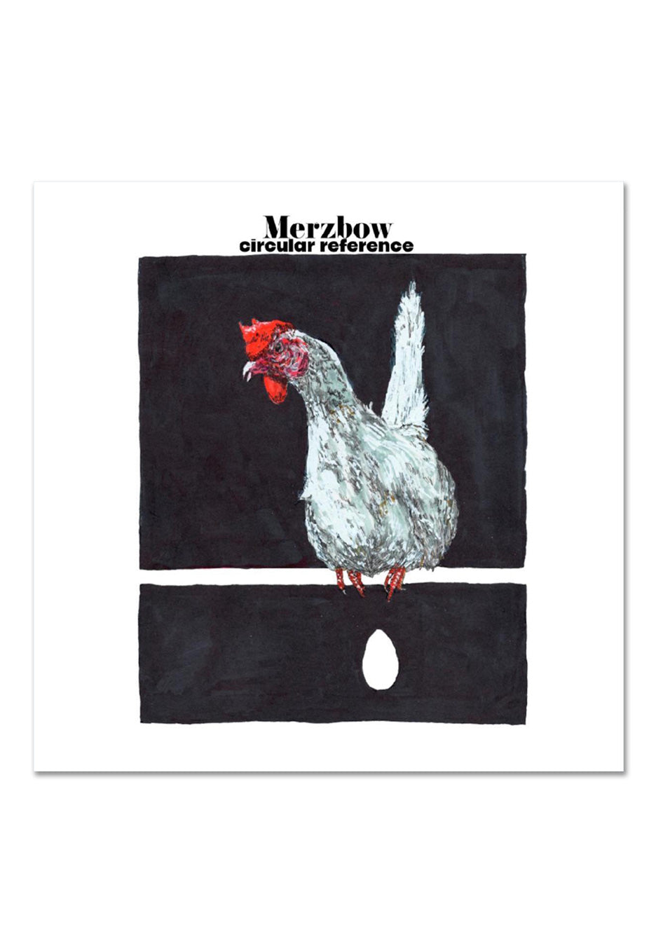 Merzbow - Circular Reference Ltd. Clear w/ Black & Clear w/ Red - Colored 2 Vinyl | Neutral-Image