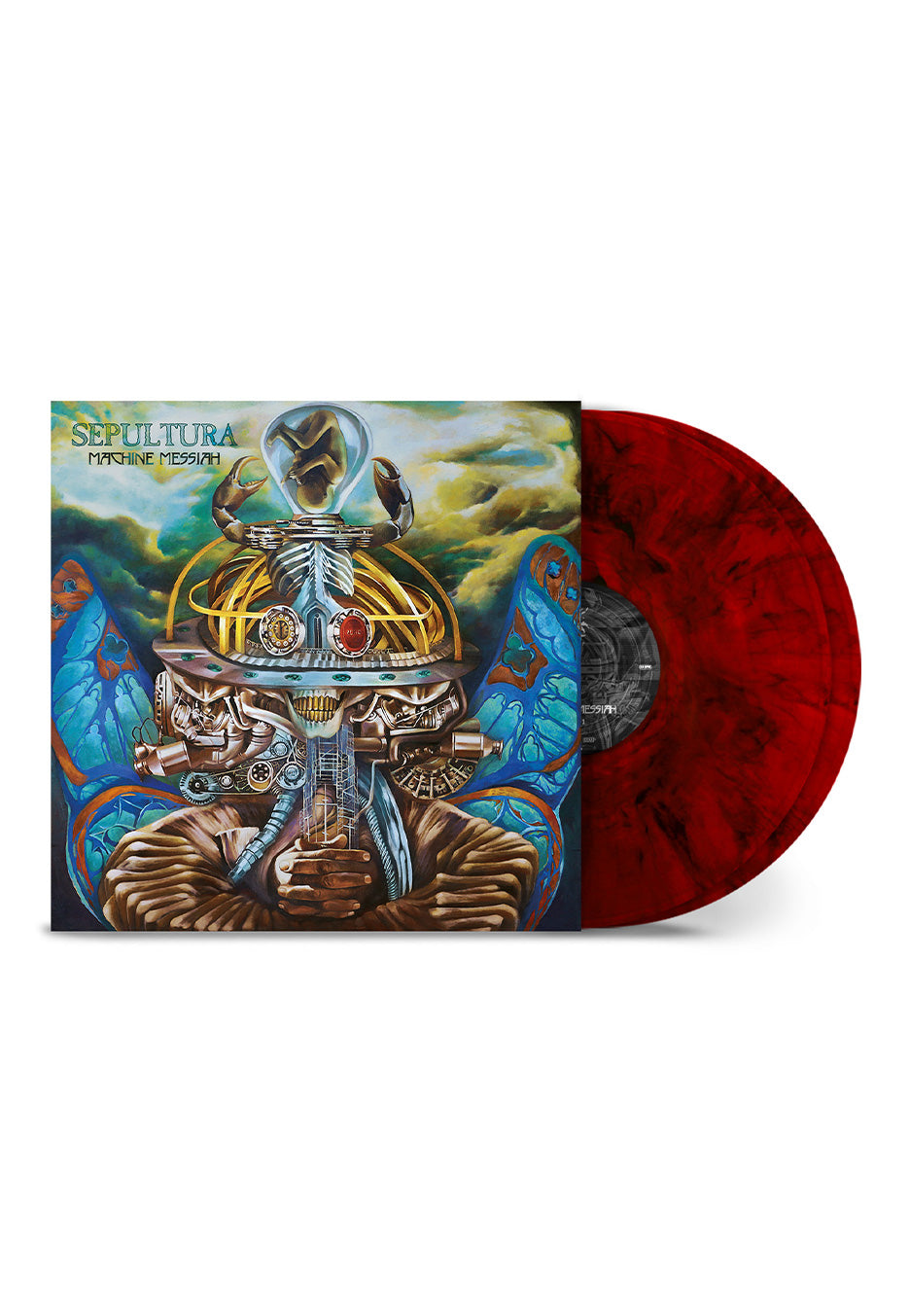 Sepultura - Machine Messiah (40th Anniversary Edition) Ltd. Ruby Red - Marbled 2 Vinyl | Neutral-Image