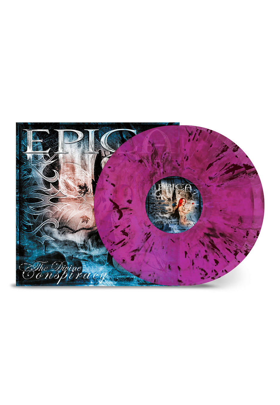 Epica - The Divine Conspiracy Ltd. Transparent Magenta/Black - Marbled 2 Vinyl | Neutral-Image