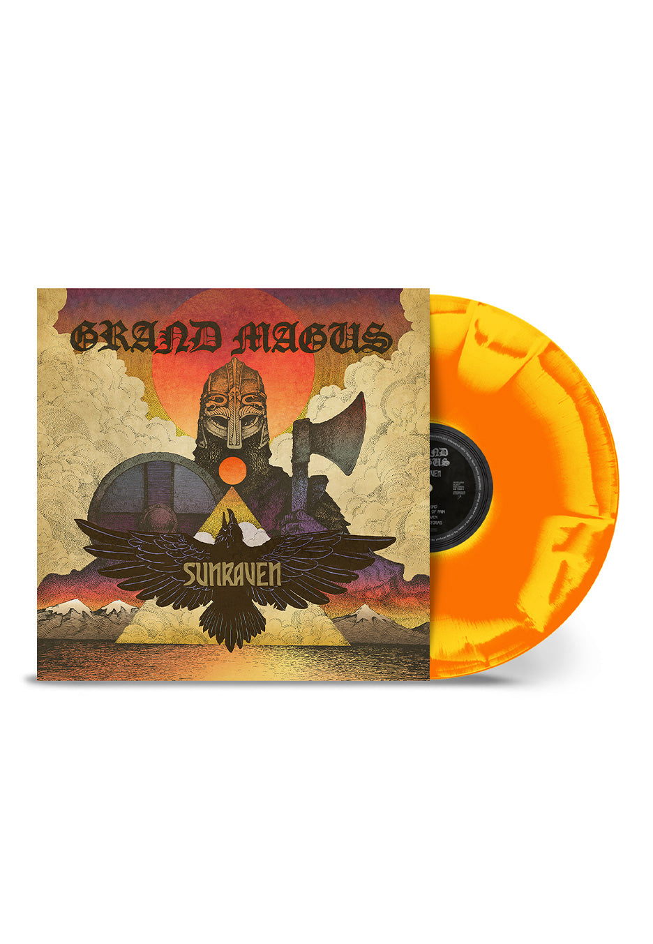 Grand Magus - Sunraven Ltd. Yellow/Orange - Sunburst Vinyl | Neutral-Image