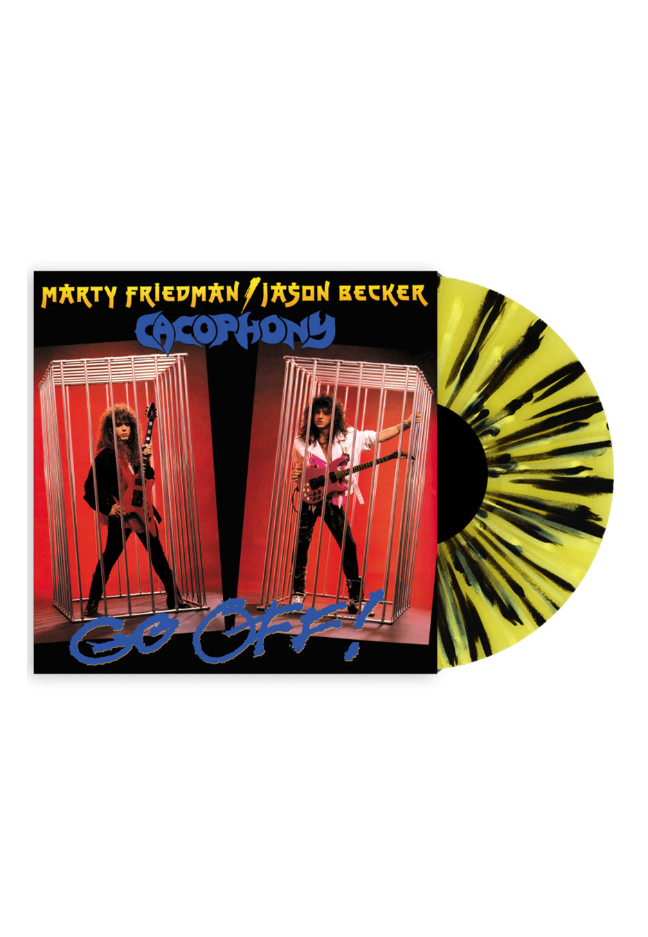 Cacophony - Go Off! Ltd. Yellow/Black - Splatter Vinyl | Neutral-Image