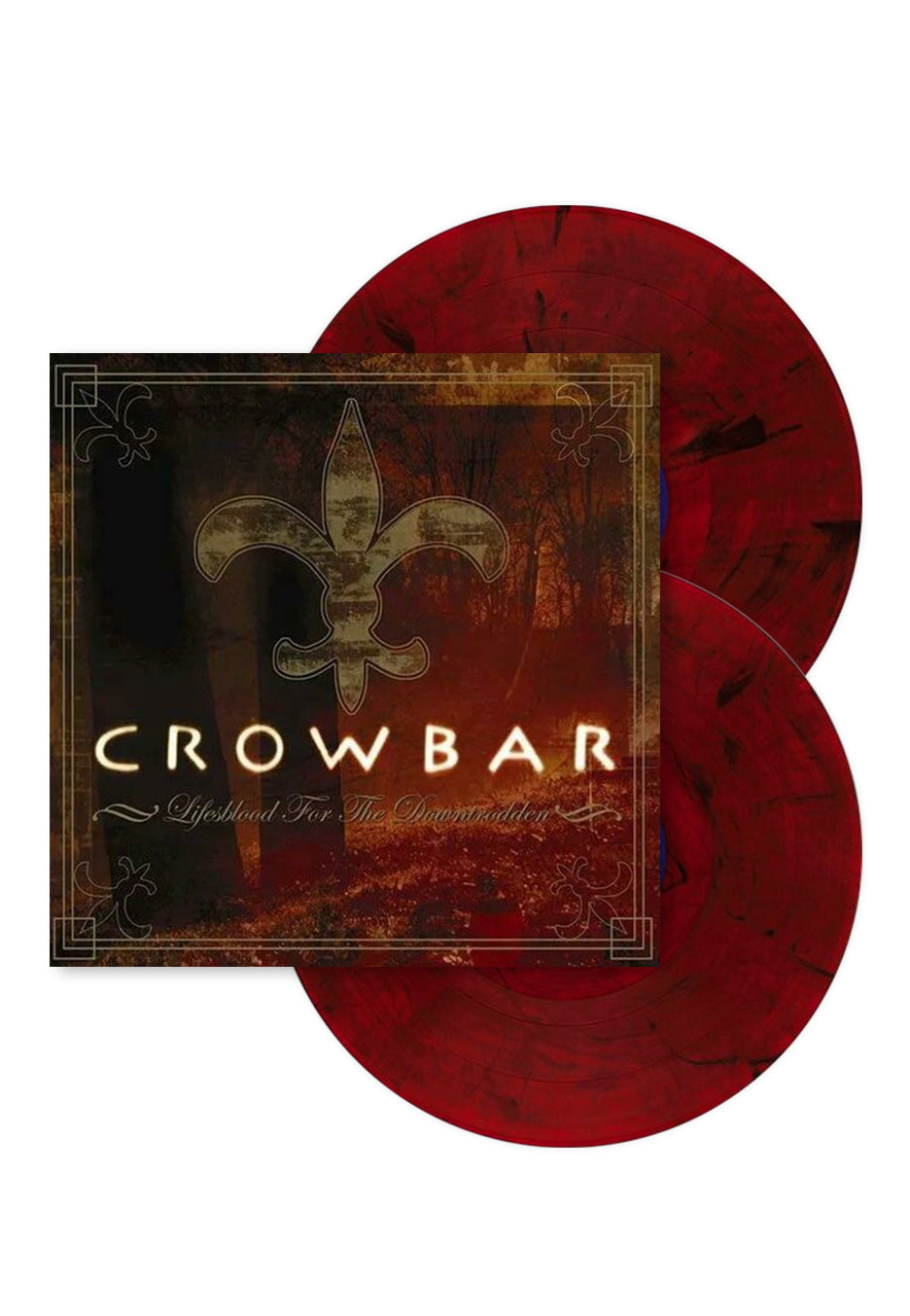 Crowbar - Lifesblood For The Downtrodden Ltd. Black/Red - Marbled 2 Vinyl | Neutral-Image