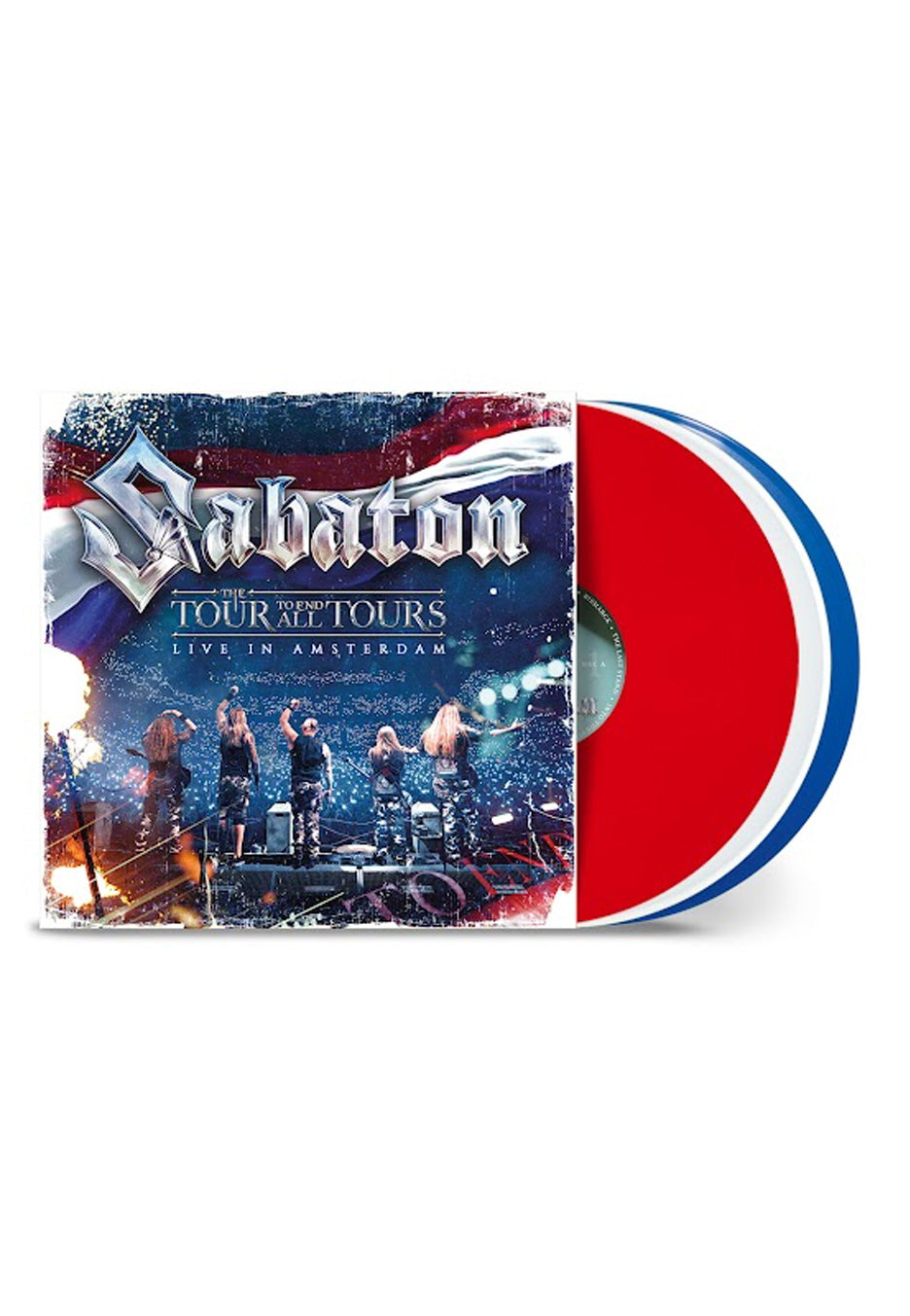 Sabaton - The Tour To End All Tours - Live In Amsterdam Ltd. White/Blue/Red - Colored 3 Vinyl | Neutral-Image