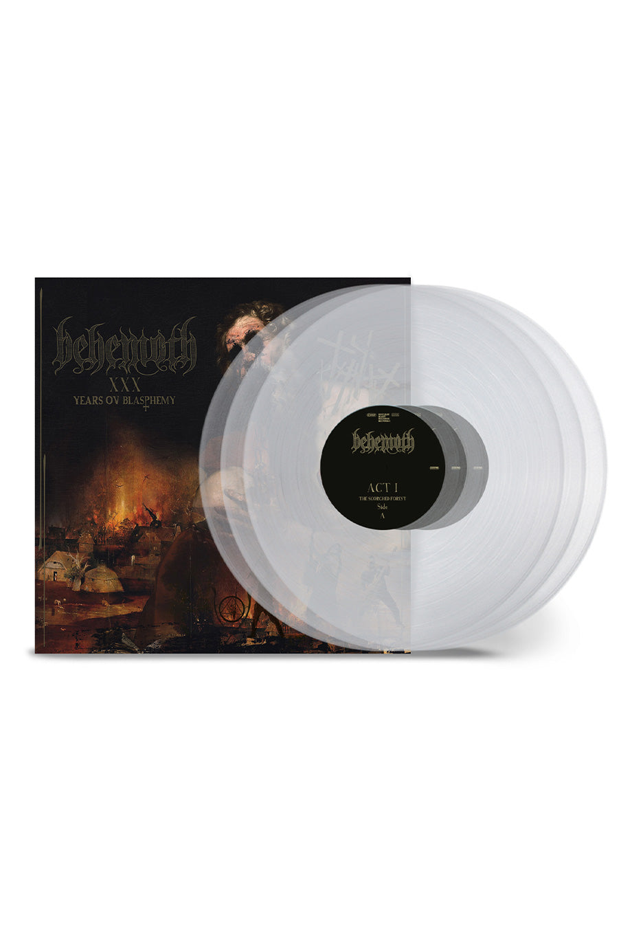 Behemoth - XXX Years Ov Blasphemy Ltd. Crystal Clear - Colored 3 Vinyl | Neutral-Image