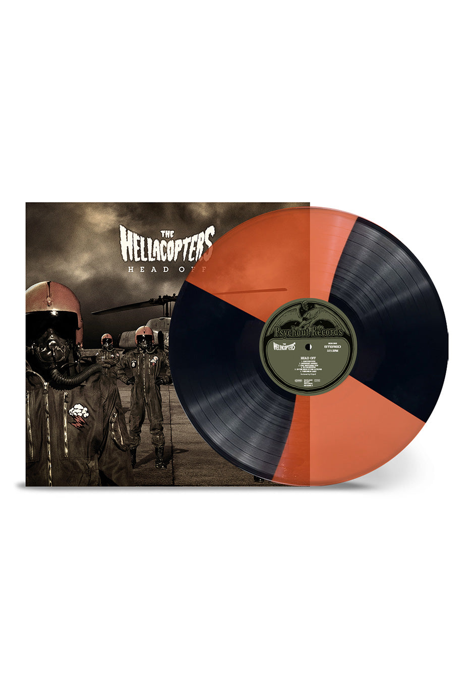 The Hellacopters - Head Off Ltd. Transparent Orange Black Rotor - Colored Vinyl | Neutral-Image