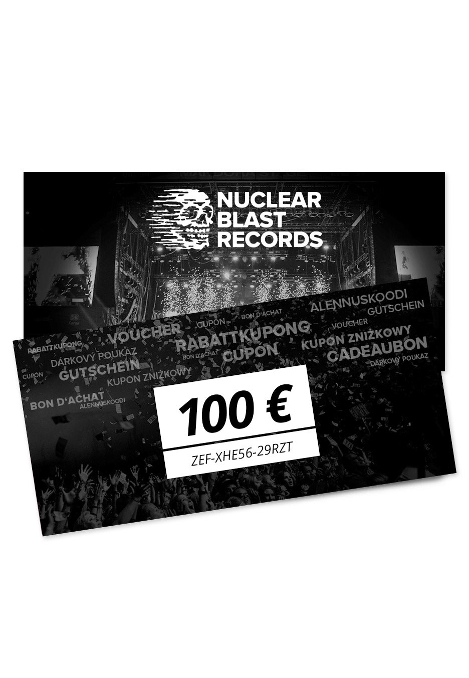 Nuclear Blast - 100 EUR - Bon d'achat