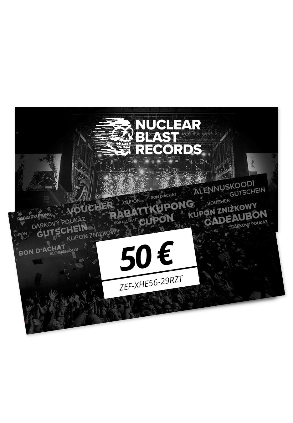 Nuclear Blast - 50 EUR - Bon d'achat