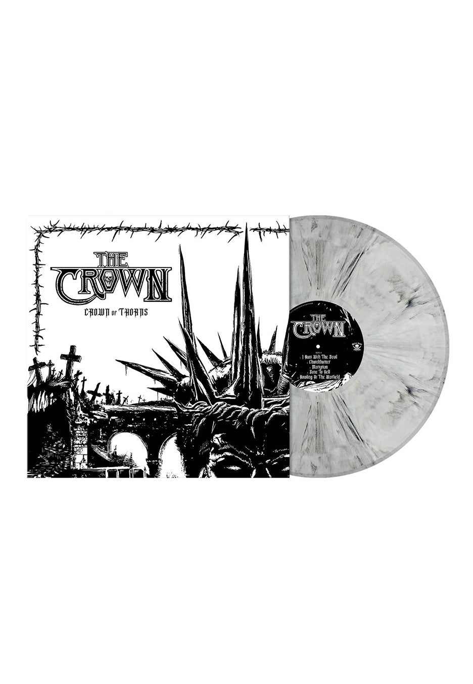 The Crown - Crown Of Thorns White/Black - Marbled Vinyl | Neutral-Image