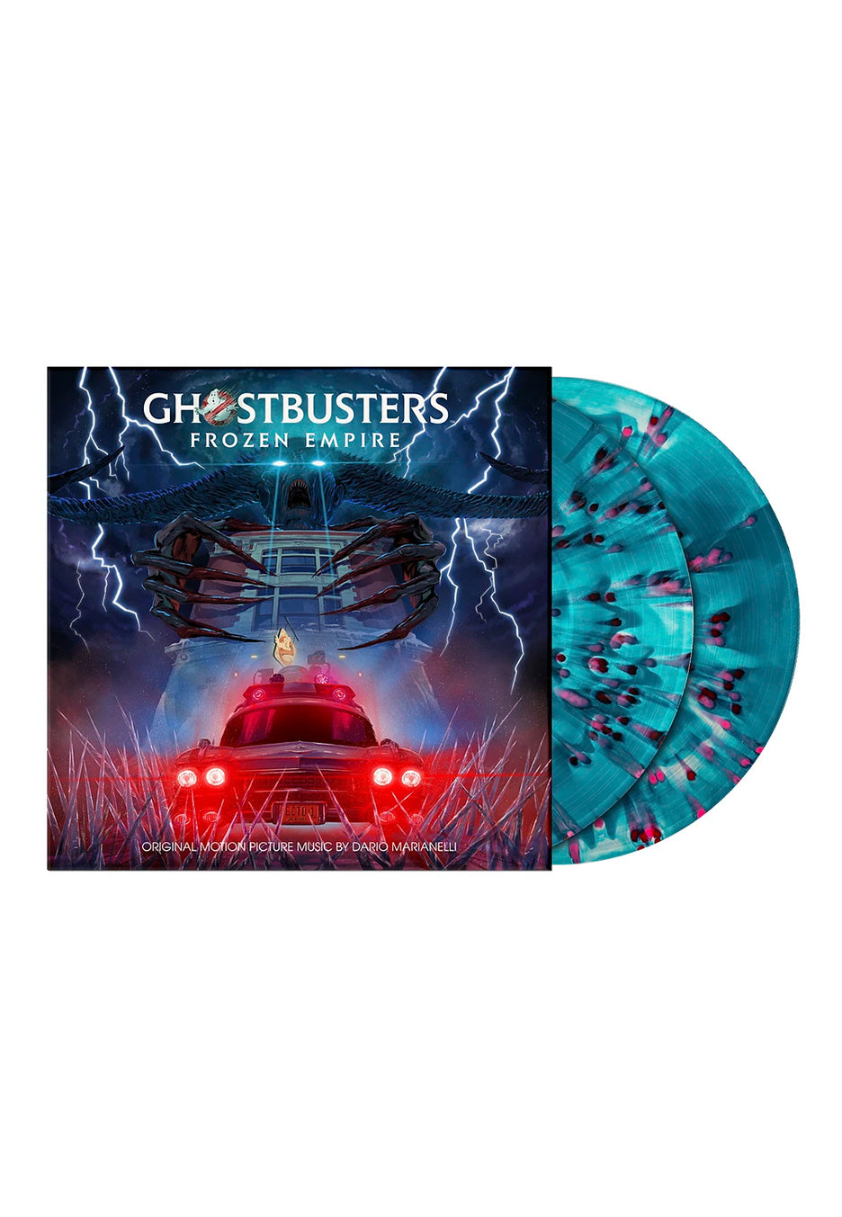 Ghostbusters - Ghostbusters: Frozen Empire OST (Dario Marianelli) Ltd. Haunted Eco - Splattered 2 Vinyl | Neutral-Image