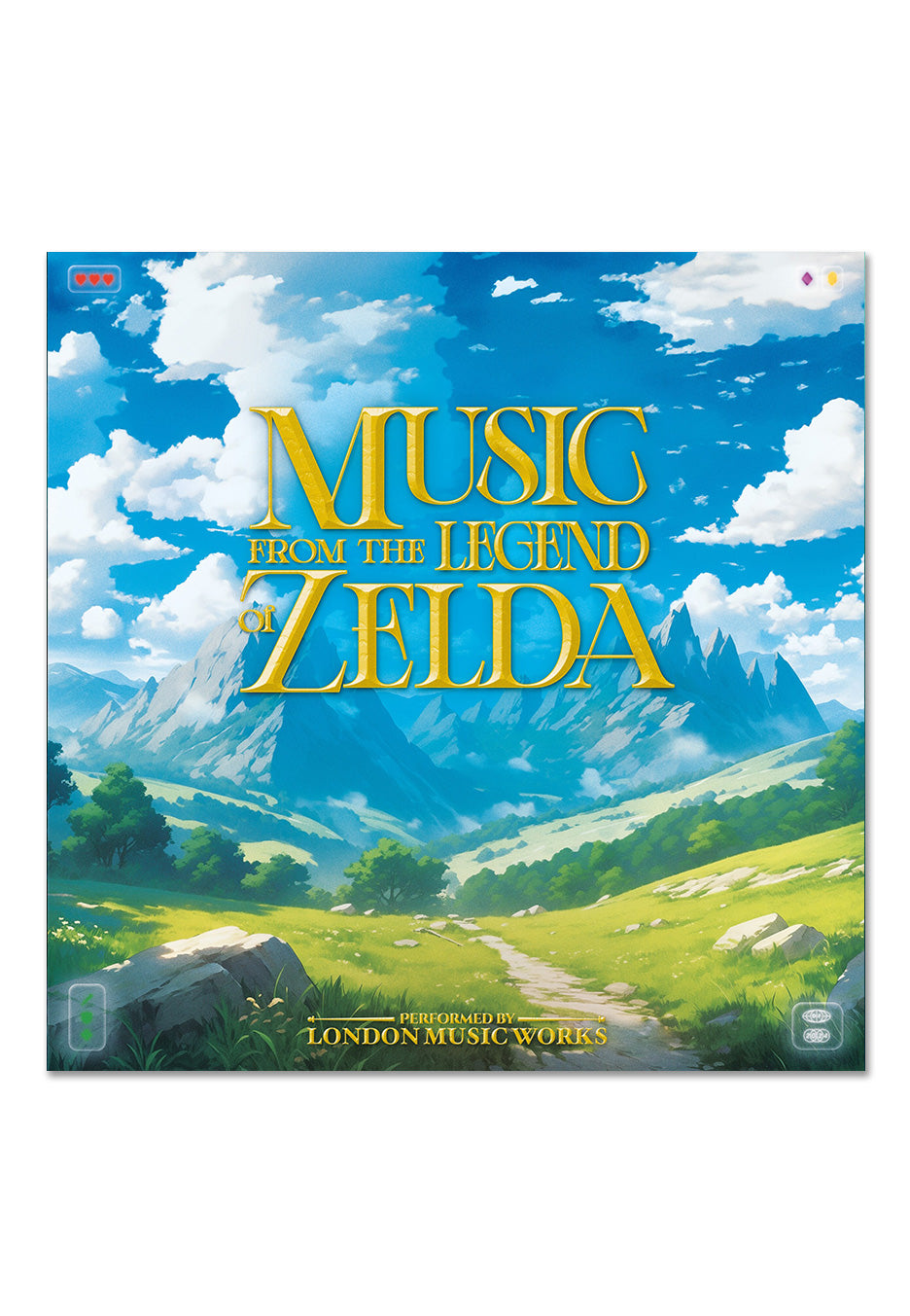 The Legend Of Zelda - Music From The Legend Of Zelda (London Music Works) Ltd. Skyblue - Colored 3 Vinyl | Neutral-Image