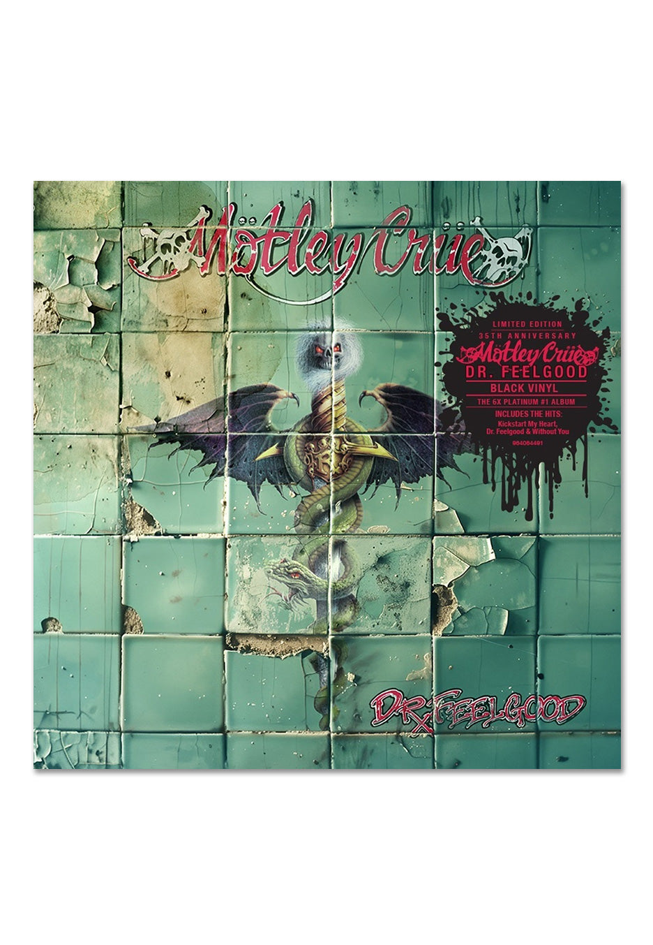 Mötley Crüe - Dr. Feelgood (35th Anniversary) Ltd. Green/Black - Colored 3 Vinyl Boxset | Neutral-Image