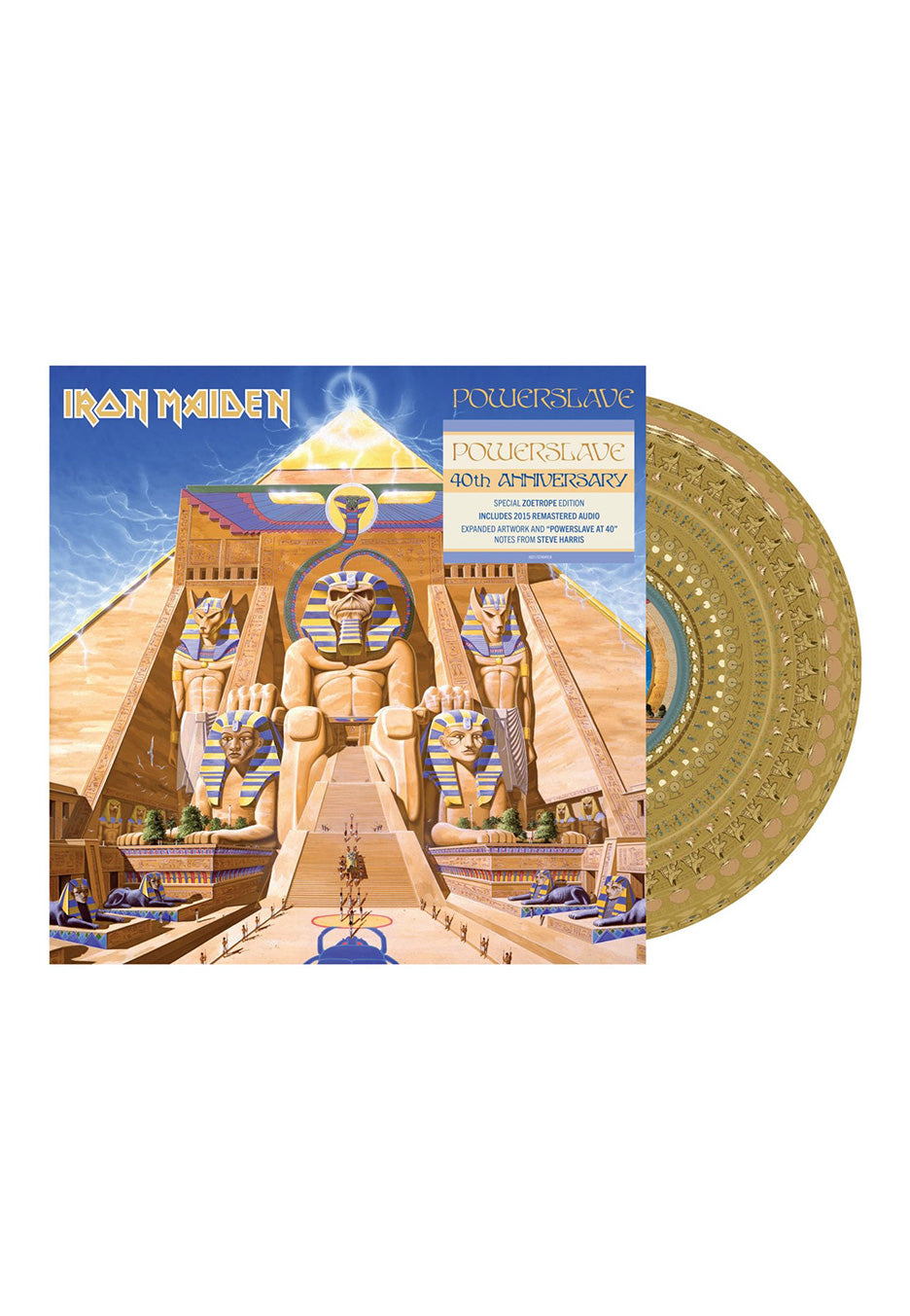 Iron Maiden - Powerslave (40th Anniversary) Ltd. Zoetrope - Colored Vinyl | Neutral-Image