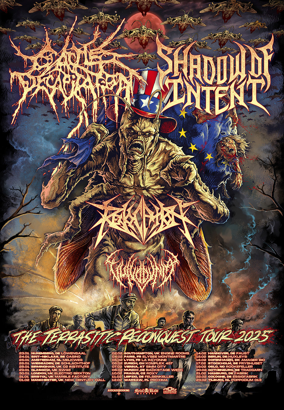 Cattle Decapitation + Shadow Of Intent - 23.01.2025 Nürnberg - Ticket | Neutral-Image