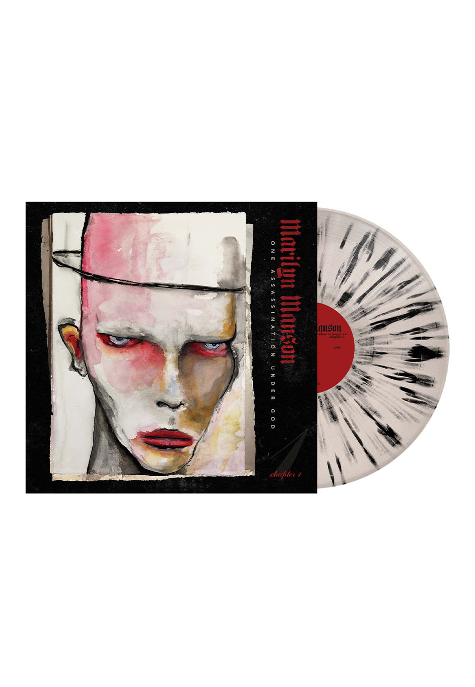 Marilyn Manson - One Assassination Under God - Chapter 1 Indie Exclusive Bone w Black Splatter - Colored Vinyl | Neutral-Image