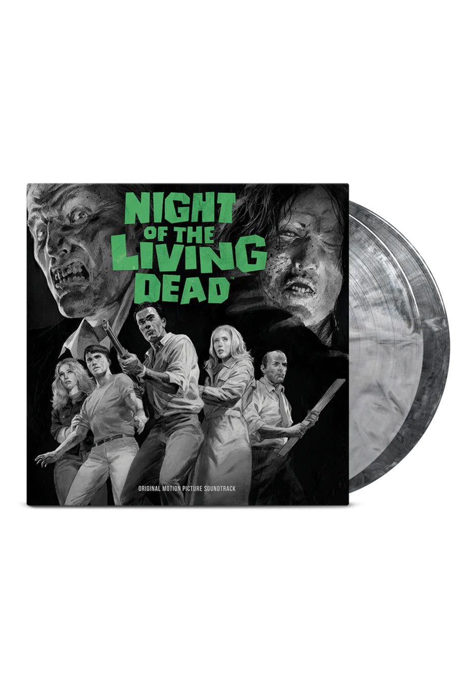 Night Of The Living Dead - Night Of The Living Dead OST Ltd. Black/White - Marbled 2 Vinyl | Neutral-Image