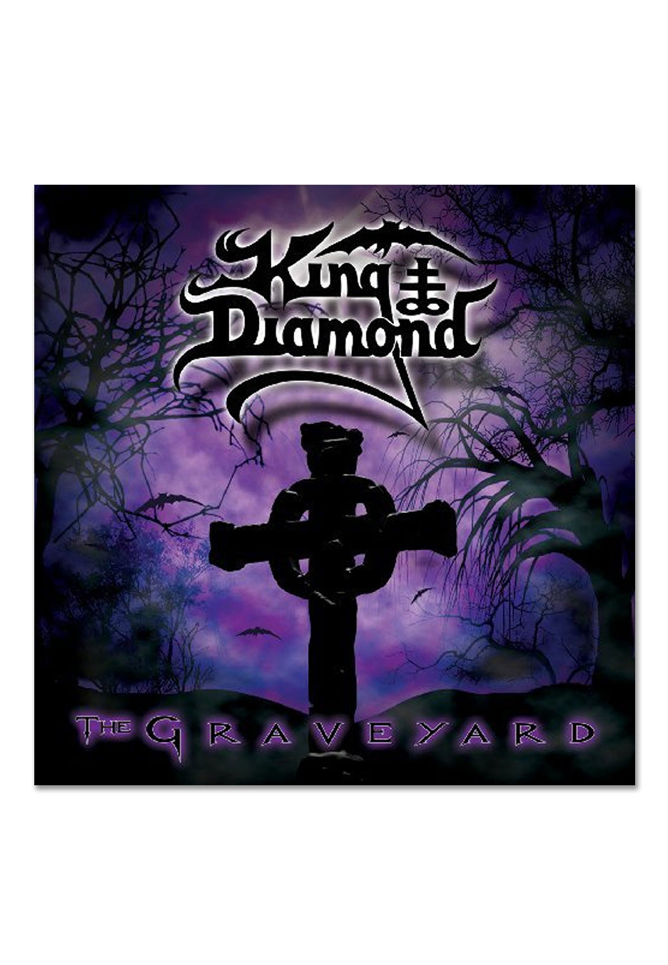 King Diamond - The Graveyard Ltd. Neon Pink w/ Purple - Splattered 2 Vinyl | Neutral-Image