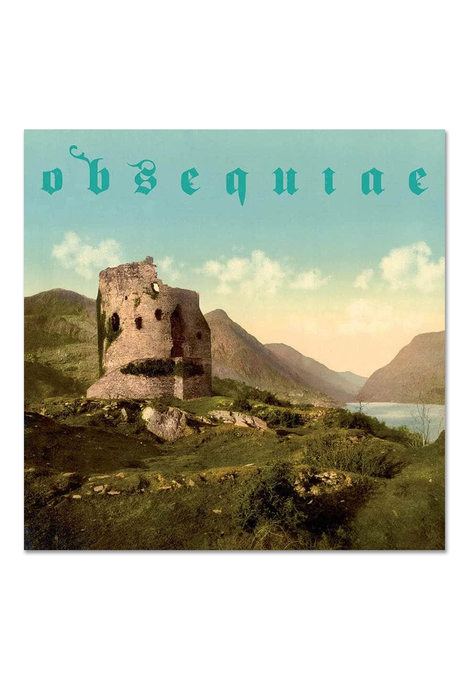 Obsequiae - The Palms Of Sorrowed Kings Ltd. Baby Blue/Olive Green Merge - Colored Vinyl | Neutral-Image