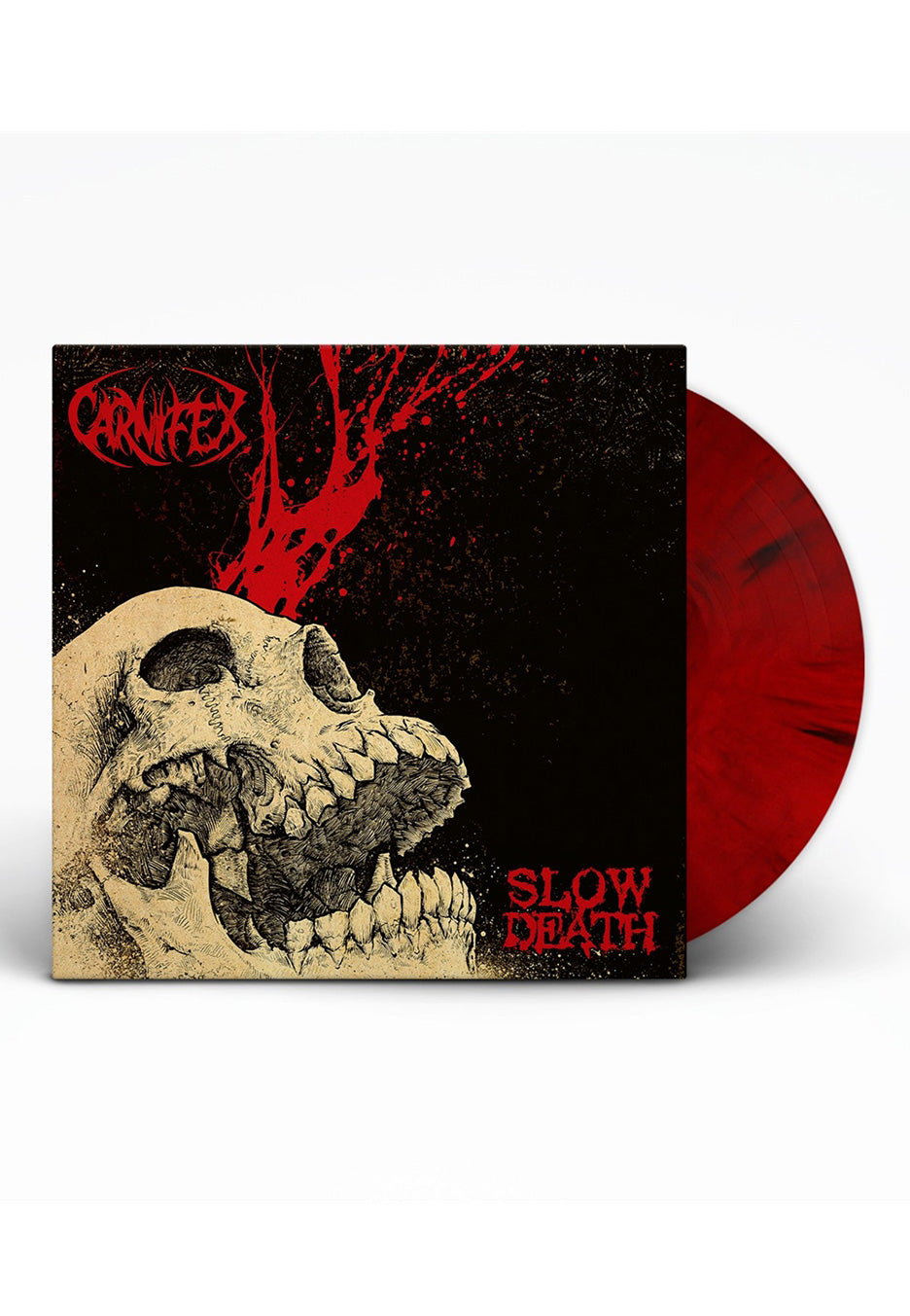 Carnifex - Slow Death Ltd. Red/Black - Marbled Vinyl | Neutral-Image