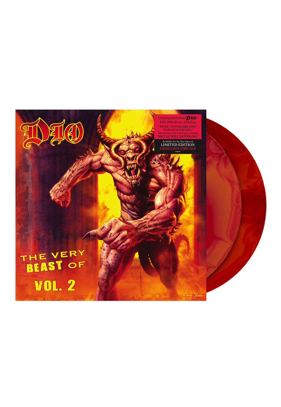 Dio - The Very Beast Of Dio Vol. 2 Ltd. Fire Red - Splattered 2 Vinyl | Neutral-Image