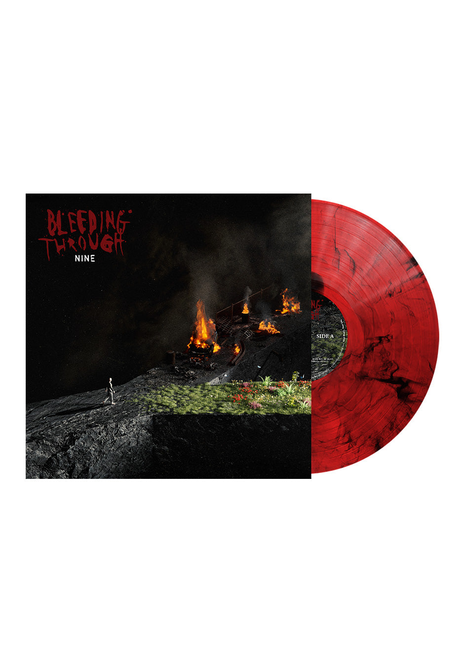 Bleeding Through - Nine Red/ Black Smoke - Colored Vinyl | Neutral-Image