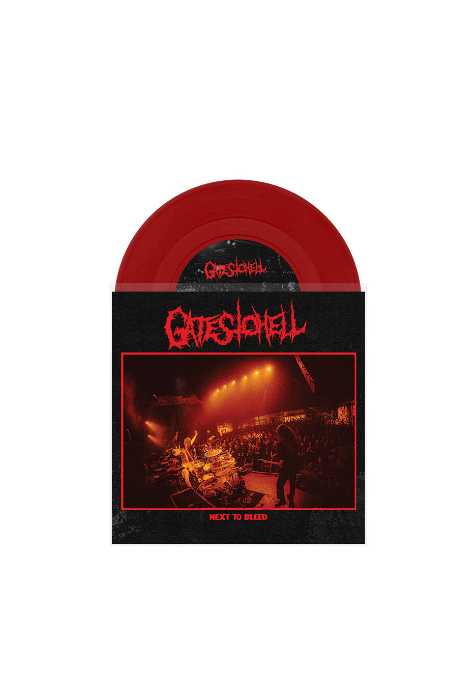 Gates To Hell - Next To Bleed Ltd. Red - Colored 7 Inch | Neutral-Image