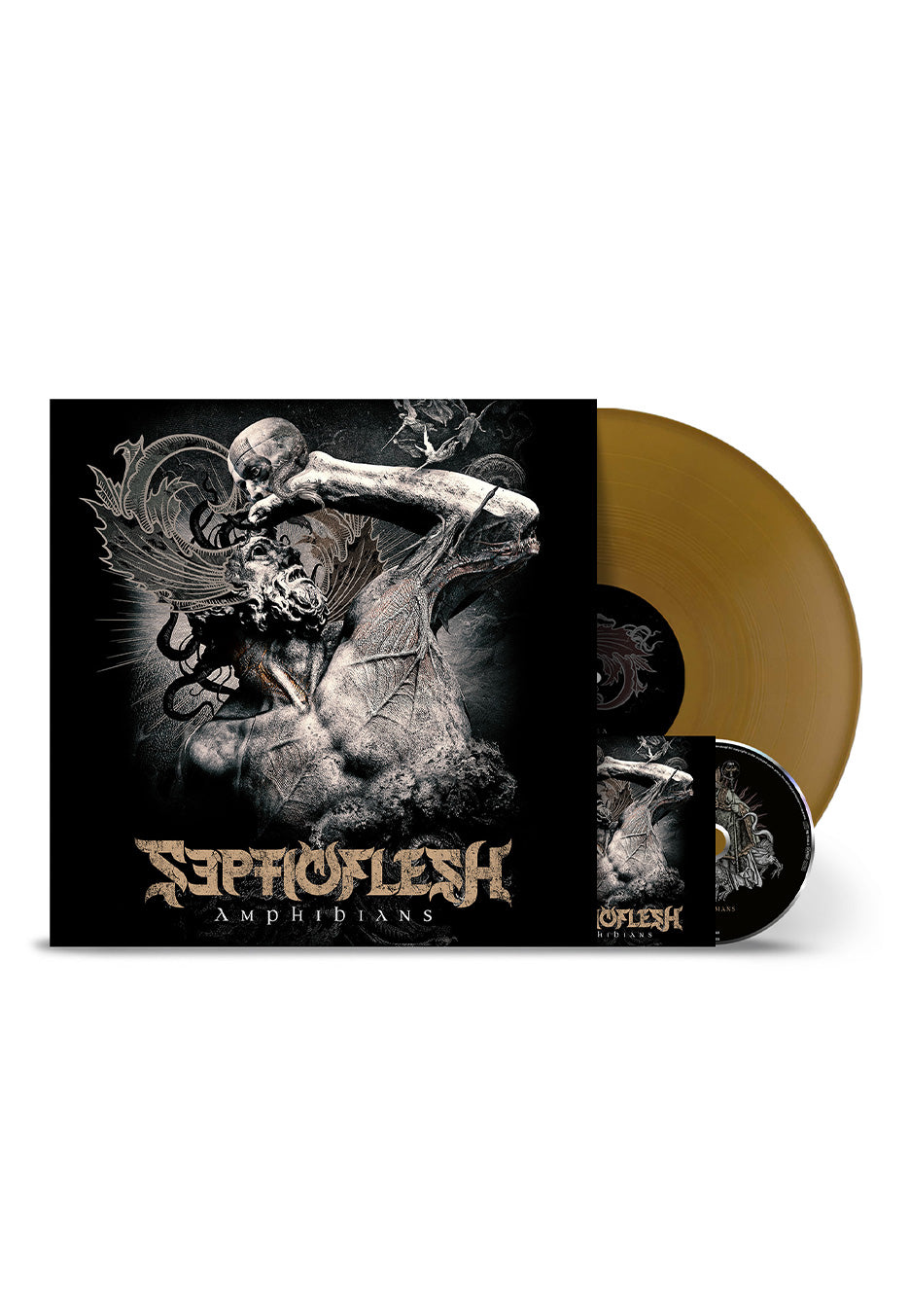 Septicflesh - Amphibians Ltd. Gold - Colored Vinyl + CD | Neutral-Image