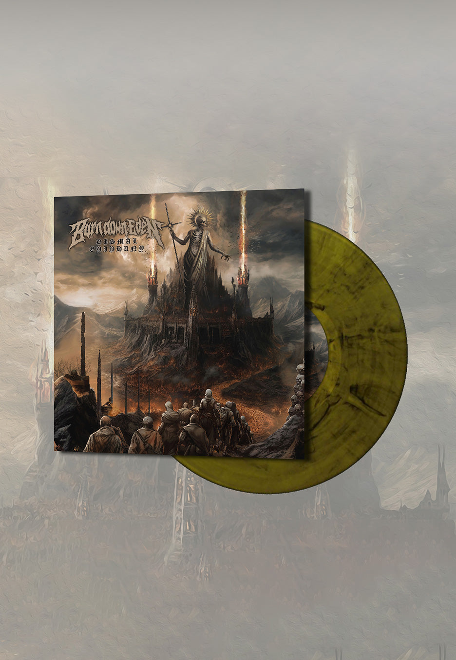 Burn Down Eden - Dismal Epiphany Ltd. Yellow - Marbled Vinyl | Neutral-Image