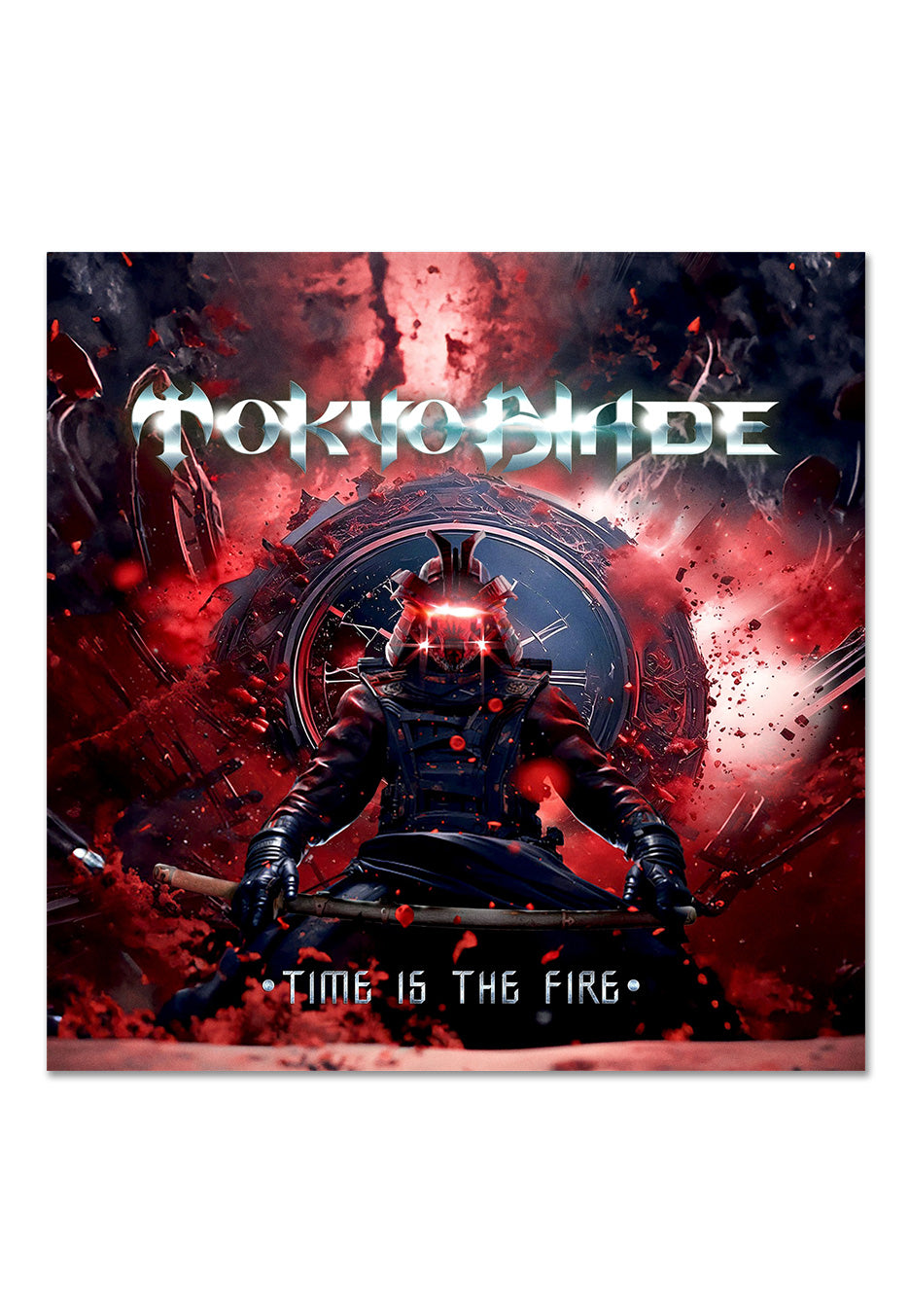 Tokyo Blade - Time Is The Fire Ltd. Blue & Red - Colored 2 Vinyl | Neutral-Image