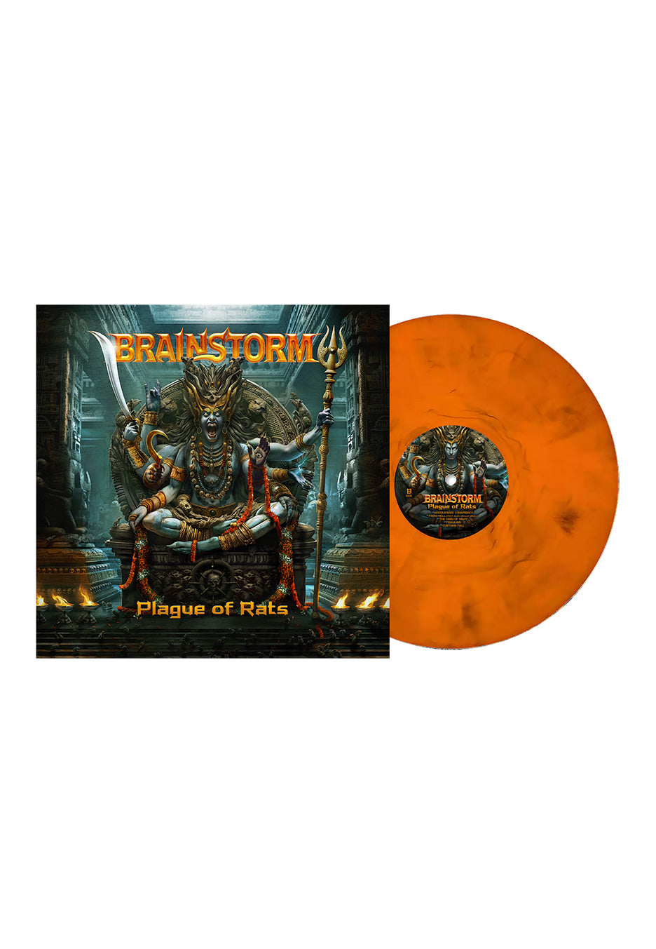 Brainstorm - Plague Of Rats Ltd. Indian Sun - Marbled Vinyl | Neutral-Image