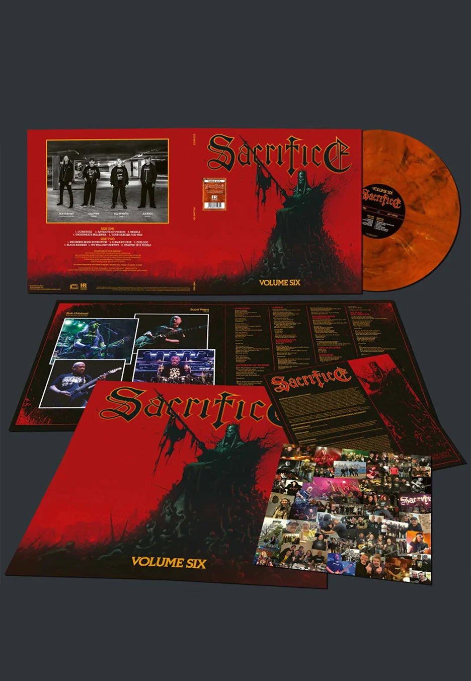 Sacrifice - Volume Six Ltd. Red/Black - Marbled Vinyl | Neutral-Image