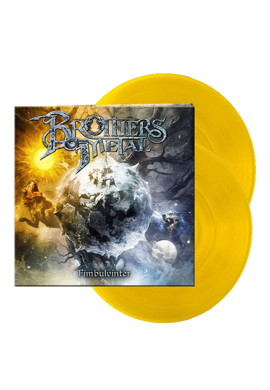 Brothers Of Metal - Fimbulvinter Ltd. Sunyellow Transparent - Colored 2 Vinyl | Neutral-Image