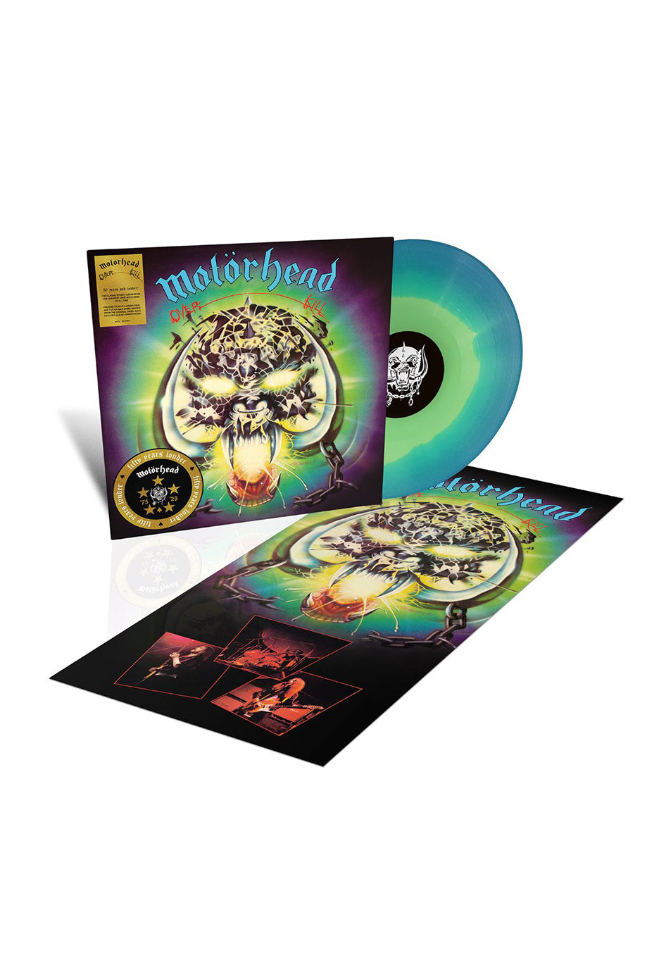 Motörhead - Overkill Ltd. 50th Anniversary Turquoise/Blue - Splattered Vinyl | Neutral-Image