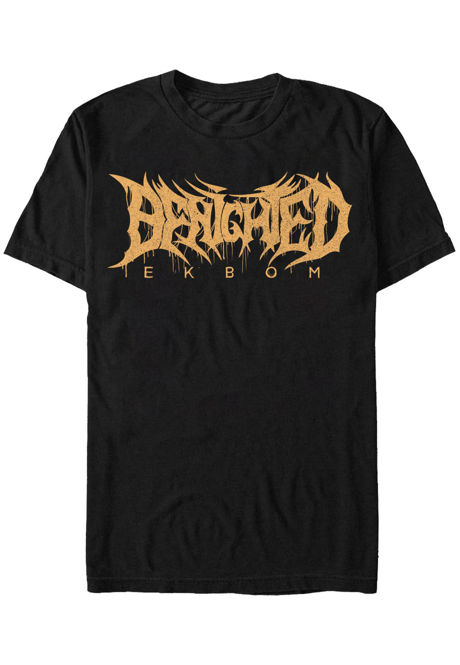 Benighted - Golden Logo - Camiseta | Nuclear Blast