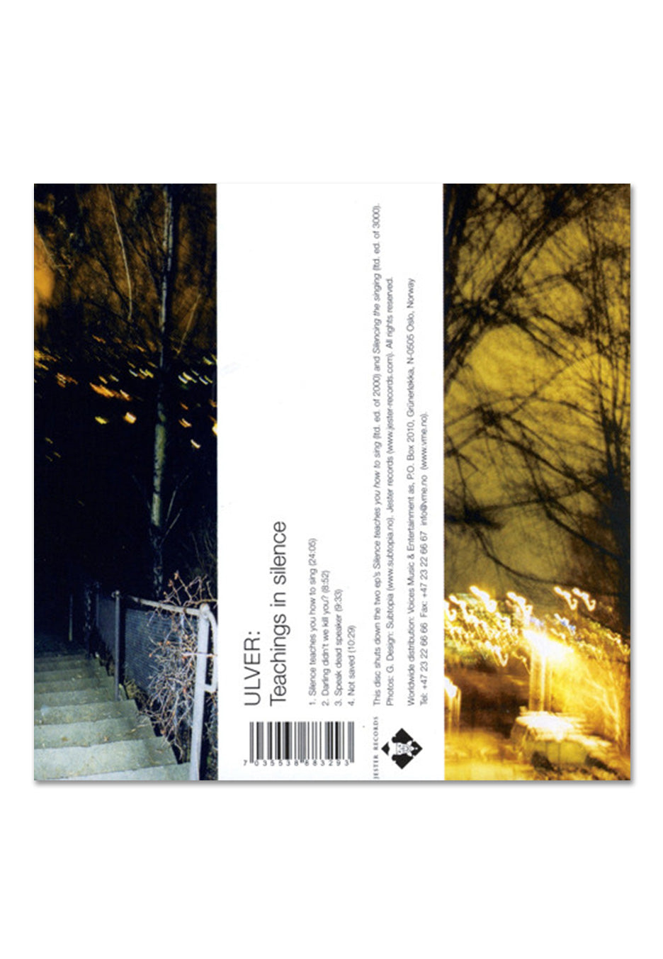 Ulver - Teachings In Silence - CD | Neutral-Image