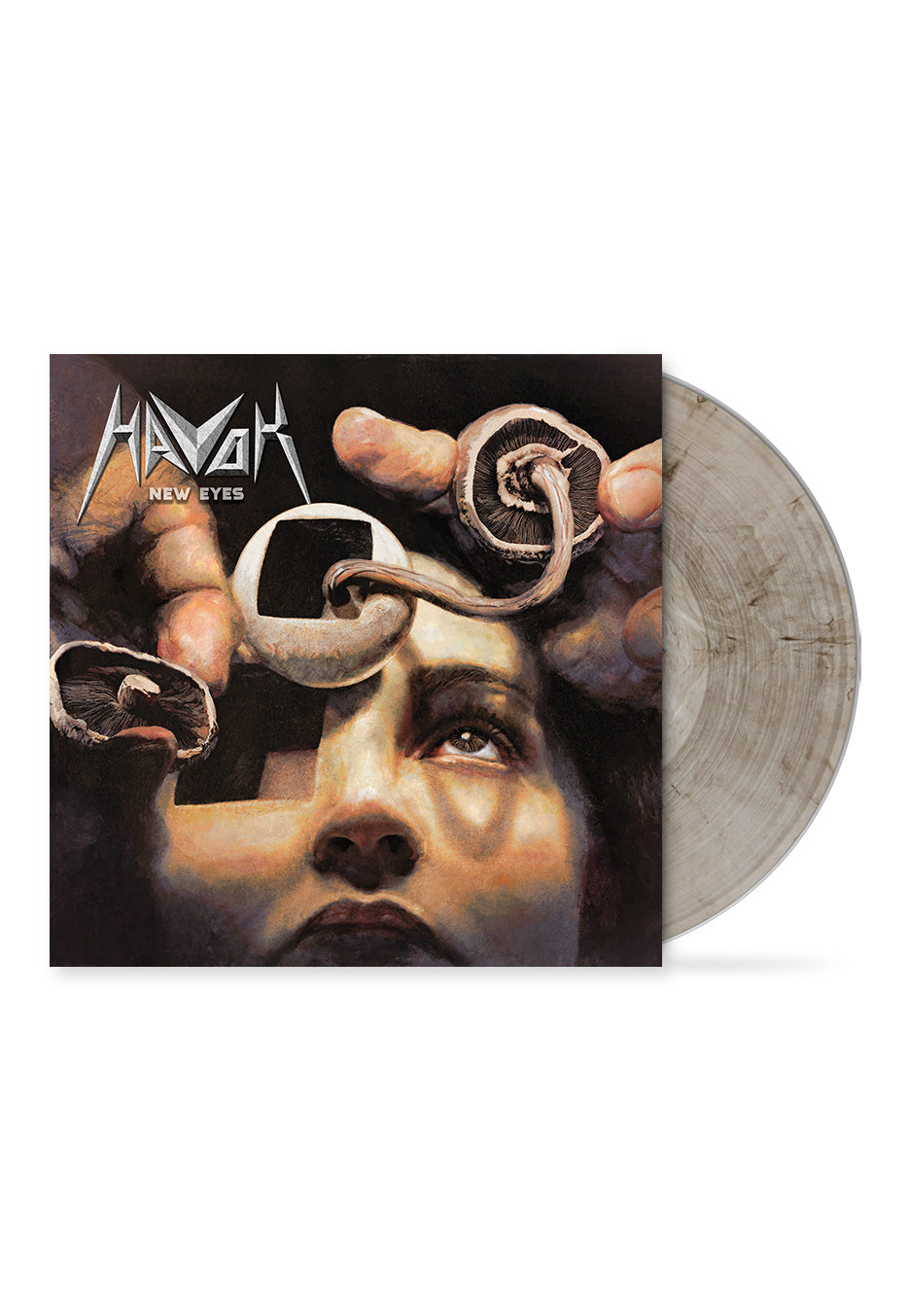 Havok - New Eyes Ltd. Stone/Grey Black Marbled - Splattered Vinyl | Neutral-Image