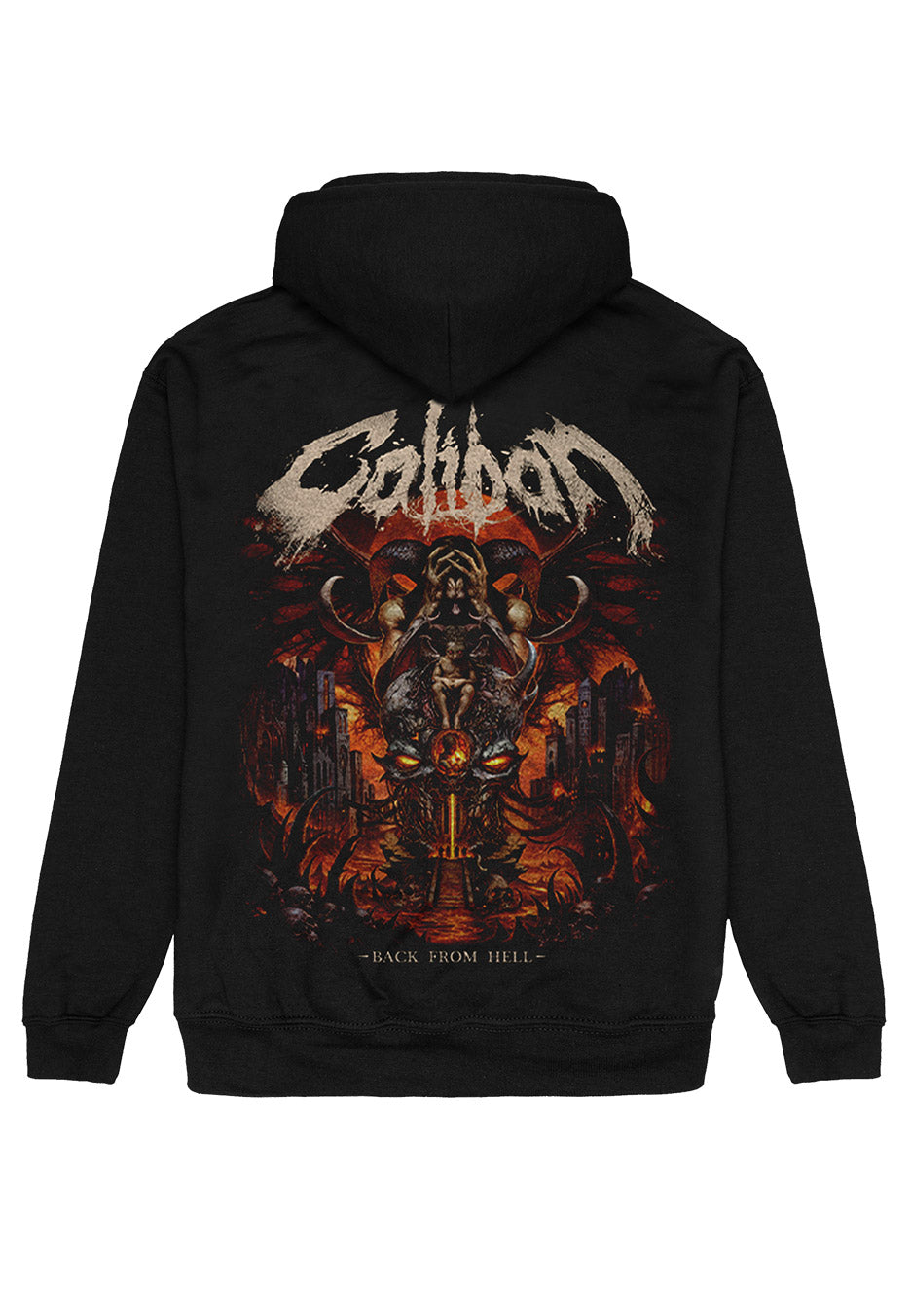 Caliban - Back From Hell Artwork - Hoodie | Neutral-Image